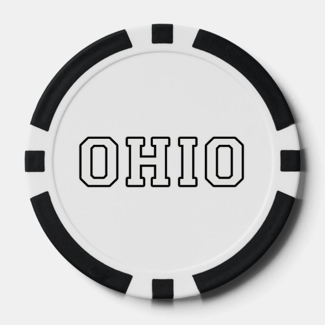Ohio Pokerchips (Vorderseite)