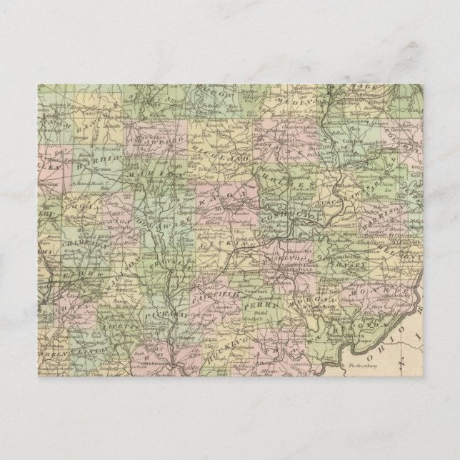 Ohio Postkarte (Vorderseite)