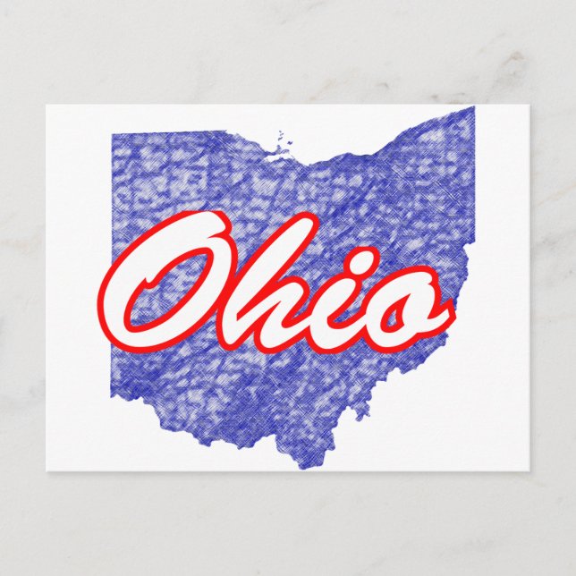 Ohio Postkarte (Vorderseite)