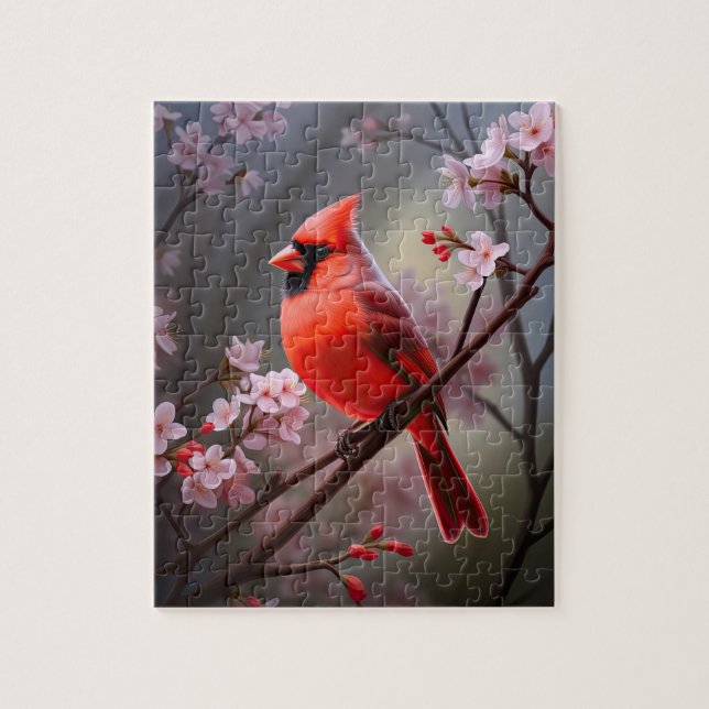 Ohio Red Bird Puzzle Nord Kardinal (Vertikal)