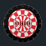 OHIO rot schwarz und weiß Dartscheibe<br><div class="desc">OHIO Red Black and White Dart Board mit anpassbarem Text. 🎯 Ändern Sie Ihren Text durch Auswahl der Personalisierungsoption. Bitte lass mir, ob Sie weitere Fragen haben und weil Zazzles Kundensupport die Kundenerfahrung abwickelt, können Sie den Zazzle Kundensupport per Chat, Telefon oder E-Mail erreichen, wie in diesem hilfreichen Link hier...</div>