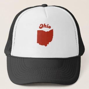 OHIO-Rot-Staat Truckerkappe
