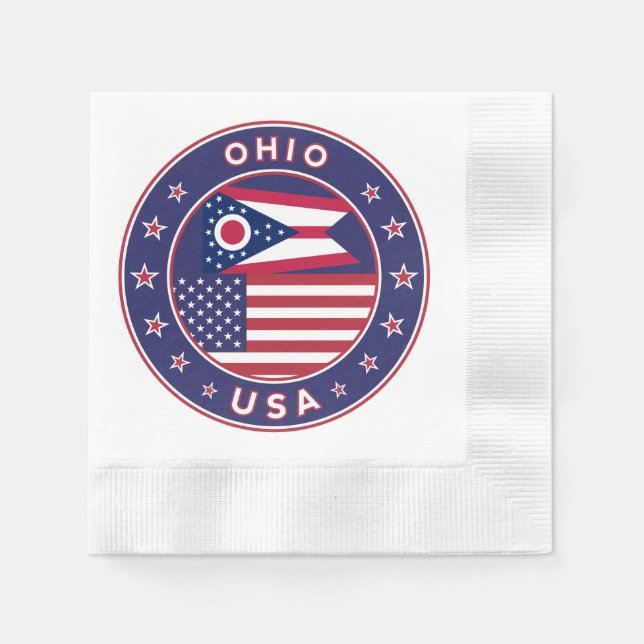 Ohio Serviette (Vorderseite)