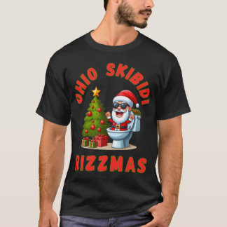 Ohio Skibidi Rizzmas Lustiges Weihnachten Rizz Gya T-Shirt