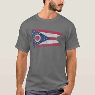 Ohio Souvenir State Flag Travel Zuhause Pride Root T-Shirt
