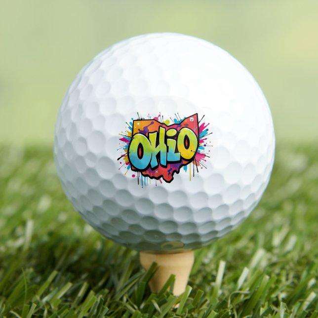 Ohio Staat Golfer Golfball (Von Creator hochgeladen)