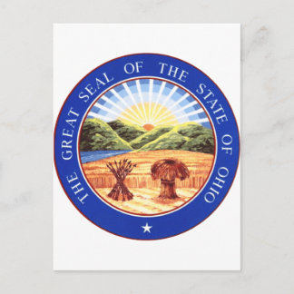 Ohio Staat Siegel Postkarte