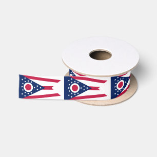Ohio-Staats-Flagge Satinband