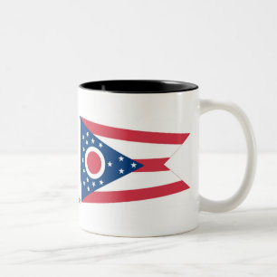Ohio-Staats-Flagge Zweifarbige Tasse