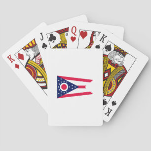 Ohio-Staats-Flaggen-Entwurf Spielkarten