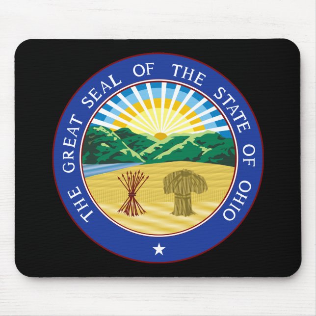 Ohio-Staats-Siegel Mousepad (Vorne)