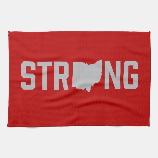 Ohio-Staats-starkes Turnhallen-Tuch Handtuch (Horizontal)