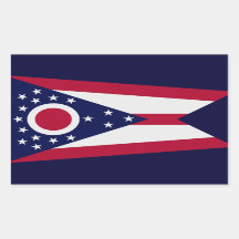 Ohio State Flag Sticker