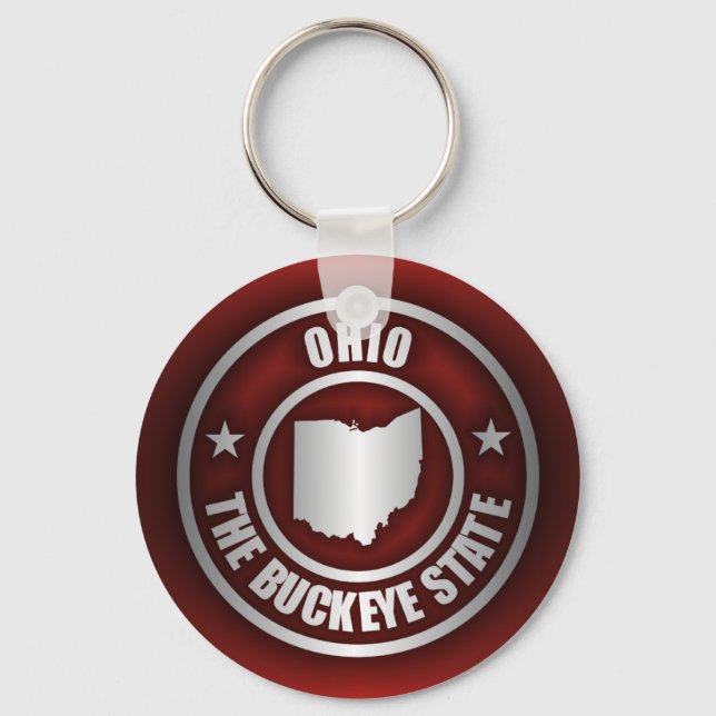 Ohio Steel (rot) Schlüsselanhänger (Vorderseite)