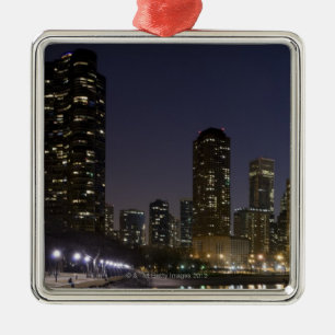 Ohio-Straßen-Strand in im Stadtzentrum gelegenem Ornament Aus Metall