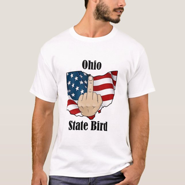 Ohio, t-shirt oiseau majeur (Devant)