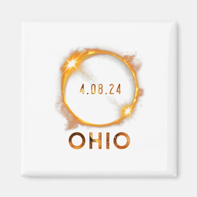 Ohio Total Solar Eclipse April 8 2024 Ohio Solar E Magnet (Vorne)