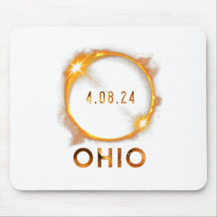 Ohio Total Solar Eclipse April 8 2024 Ohio Solar E Mousepad