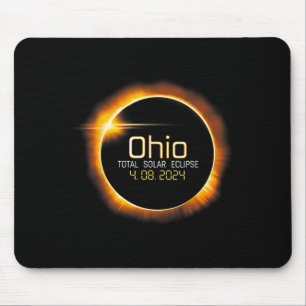 Ohio Totality Total Solar Eclipse 8. April 2024 Mousepad