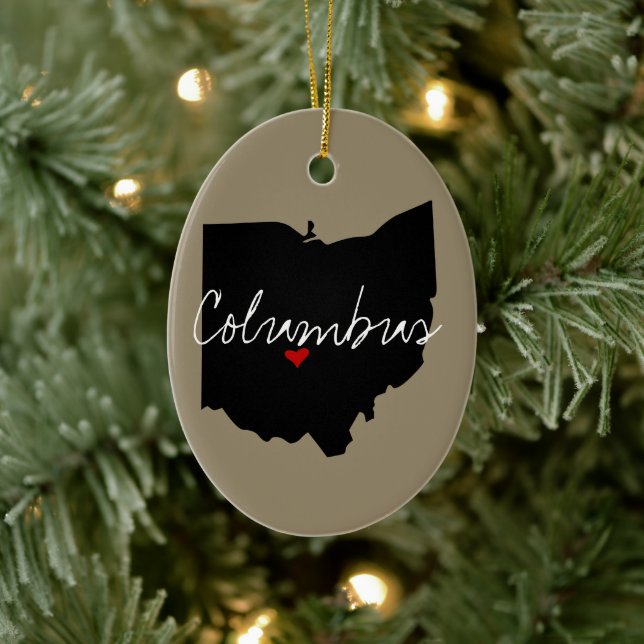 Ohio Town Keramik Ornament (Baum)