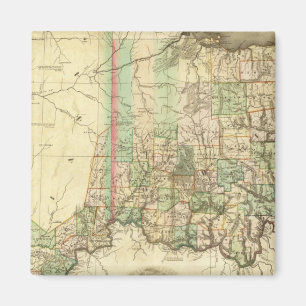 Ohio und Indiana 2 Magnet