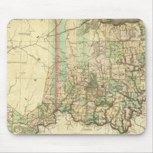 Ohio und Indiana 2 Mousepad
