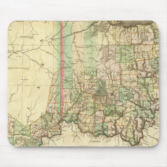 Ohio und Indiana 2 Mousepad (Vorne)