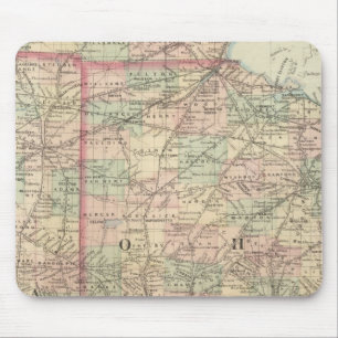 Ohio und Indiana Mousepad