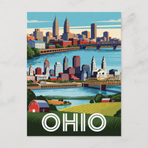 Ohio USA Lake Erie Städte und Reisen durch den Mit Postkarte