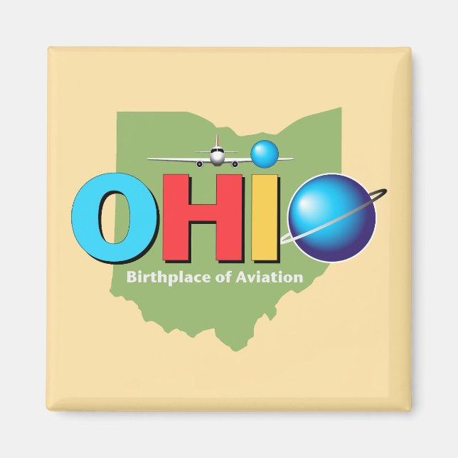 Ohio USA Magnet (Vorne)