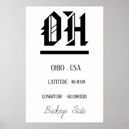 OHIO, USA POSTER