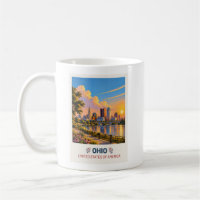 Ohio USA – Vintage-Reise-Tasse