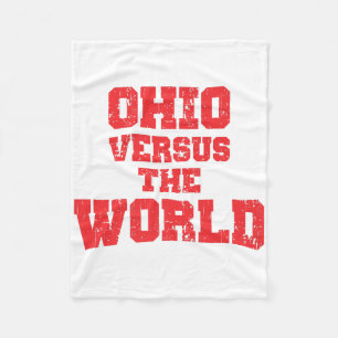 OHIO VERSUS DIE WELT FLEECEDECKE