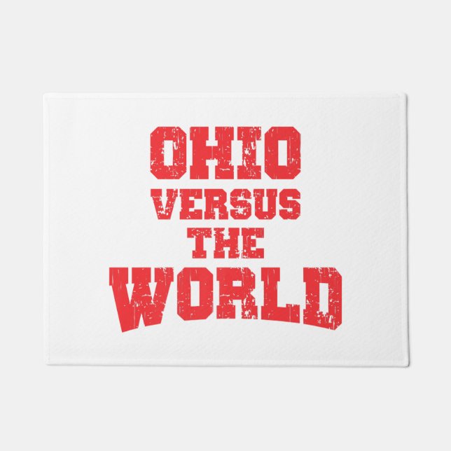 OHIO VERSUS DIE WELT FUßMATTE (Vorderseite)