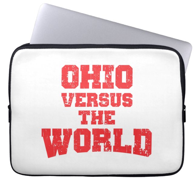 OHIO VERSUS DIE WELT LAPTOPSCHUTZHÜLLE (Vorderseite)