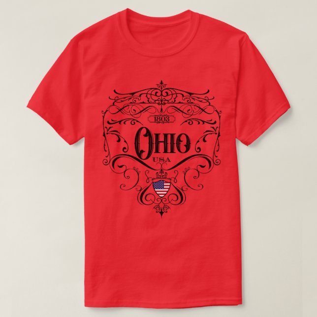 Ohio Vintages Design T-Shirt (Design vorne)