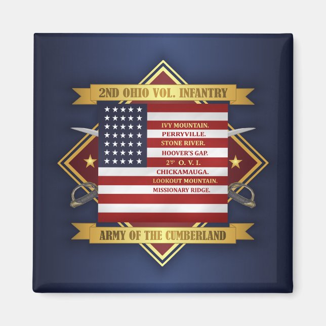 Ohio Volunteer Infantry Magnet (Vorne)