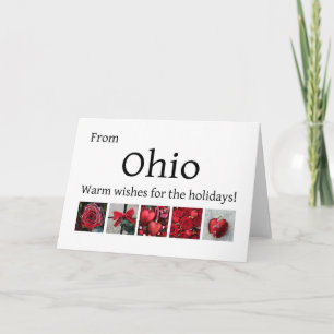 Ohio Weihnachtskarte, Staat spezifisch Feiertagskarte