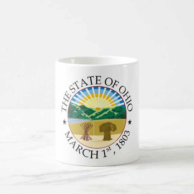 Ohio-Zeichen Kaffeetasse (Mittel)