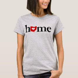 Ohio Zuhause Heart Liebe T - Shirt