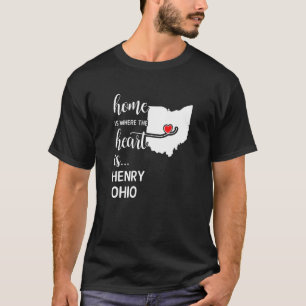 Ohio Zuhause ist das Herz Henry Landkreis T-Shirt