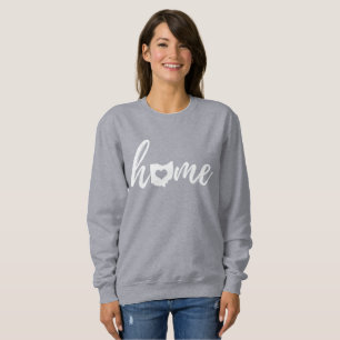 Ohio Zuhause Liebe Script Staat Sweatshirt