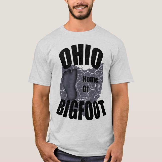 Ohio Zuhause von Bigfoot T - Shirt (Vorderseite)