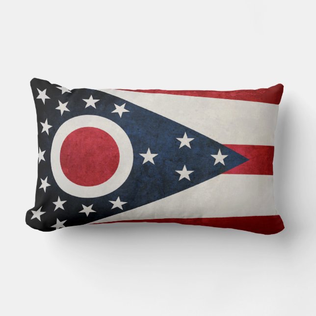 Ohioan Flagge Lendenkissen (Vorderseite)