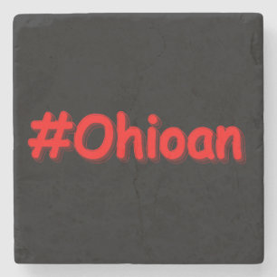 "#Ohioan " Niedliches Design. Jetzt kaufen Steinuntersetzer