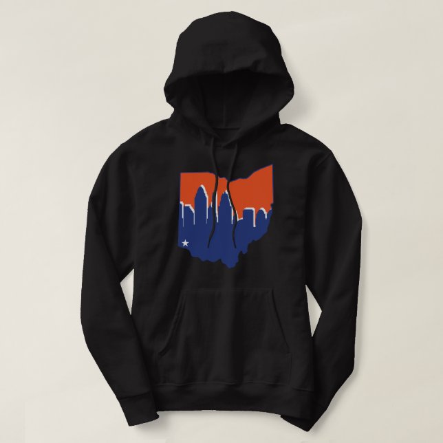 Ohioo Staat Skyline Cincinnati FC Hoodie (Design vorne)