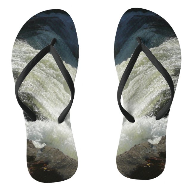 Ohiopyle Falls in Pennsylvania Flip Flops (Fußbett)