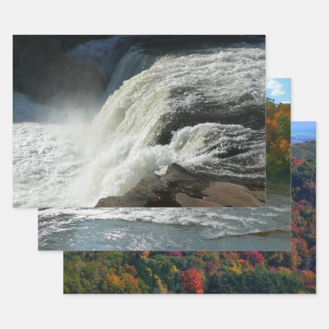 Ohiopyle Falls in Pennsylvania Geschenkpapier Set (Set)