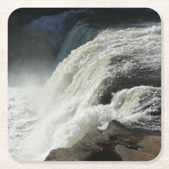 Ohiopyle Falls in Pennsylvania Rechteckiger Pappuntersetzer (Vorderseite)
