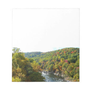 Ohiopyle Fluss im Herbst II Pennsylvania Herbst Notizblock